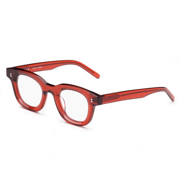 Apollo Optical / Red Acetate & Blue - Light Lens - Shade Files